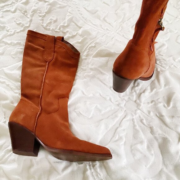 Sam Edelman Jamie Western Boot Size 8.5 New - Picture 8 of 11